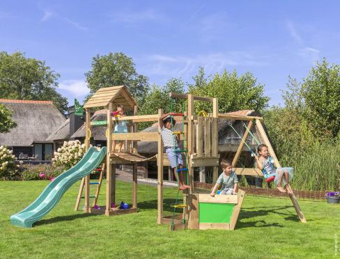 Jungle Voyager | Wooden climbing frame with swing