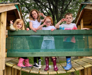 Jungle Gym wooden swing